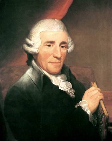 Joseph Haydn vroce 1791 (olejomalba od Thomase Hardyho)