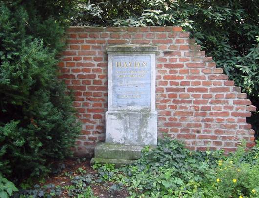 Haydnv hrob ve Vdni
